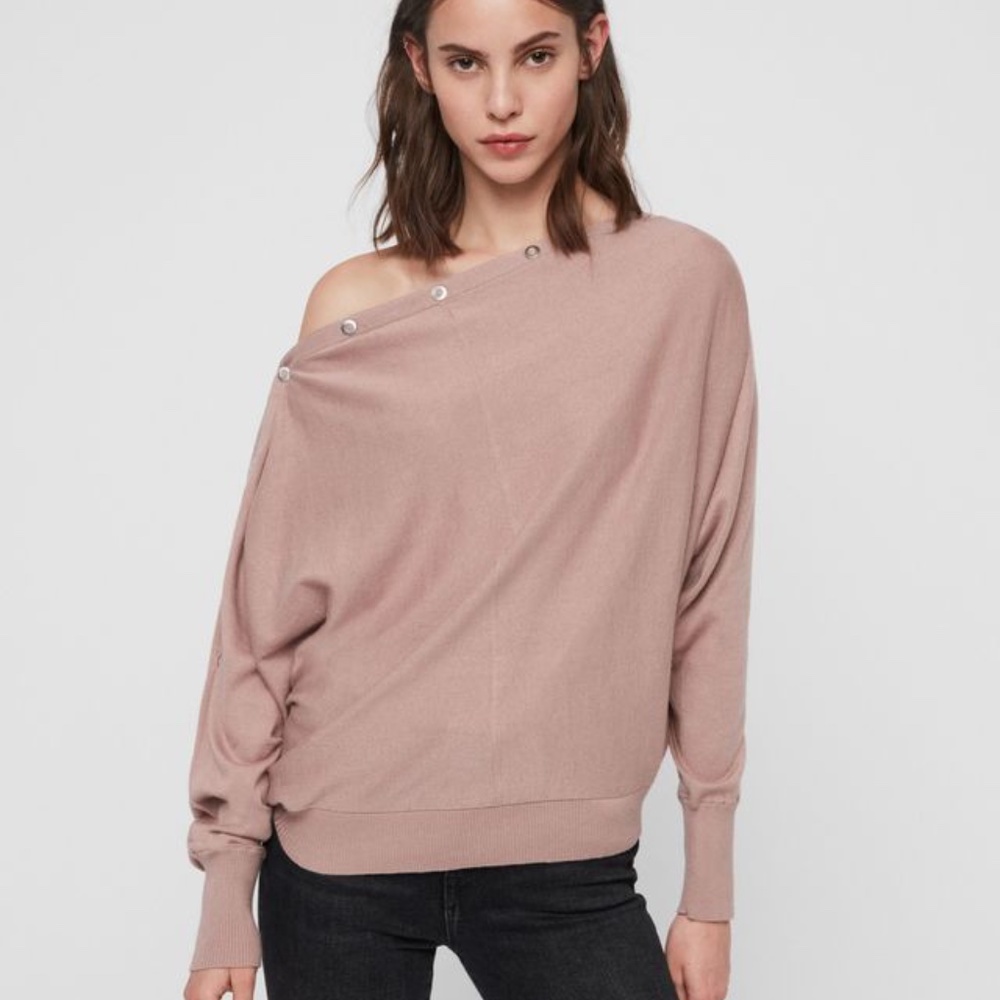 ALL SAINTS Elle Eyelet Jumper